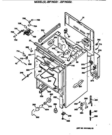 ge wall oven diagram